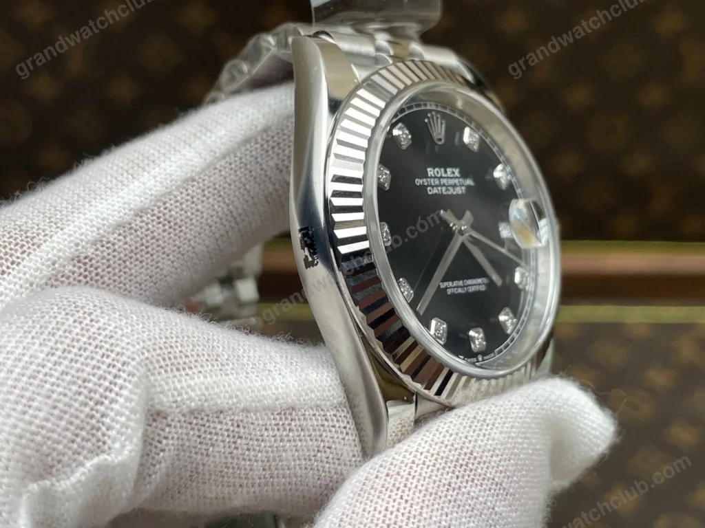 Super Clone Rolex Datejust Black Diamond Dial 126334-0012 41 mm – Swiss SuperClone