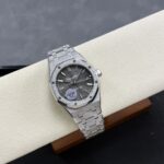 Super Clone Audemars Piguet Royal Oak Frosted-Gold 15454BC 37mm Gray Dial