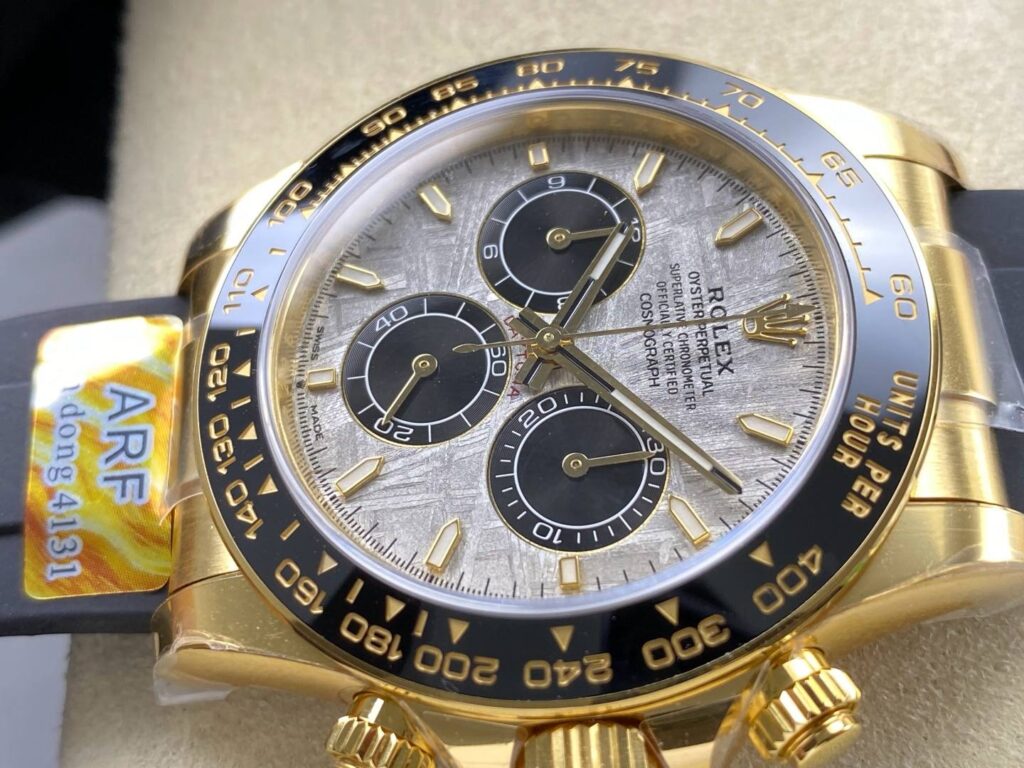 Super Clone Rolex Daytona 126518LN Meteorite Dial — side profile
