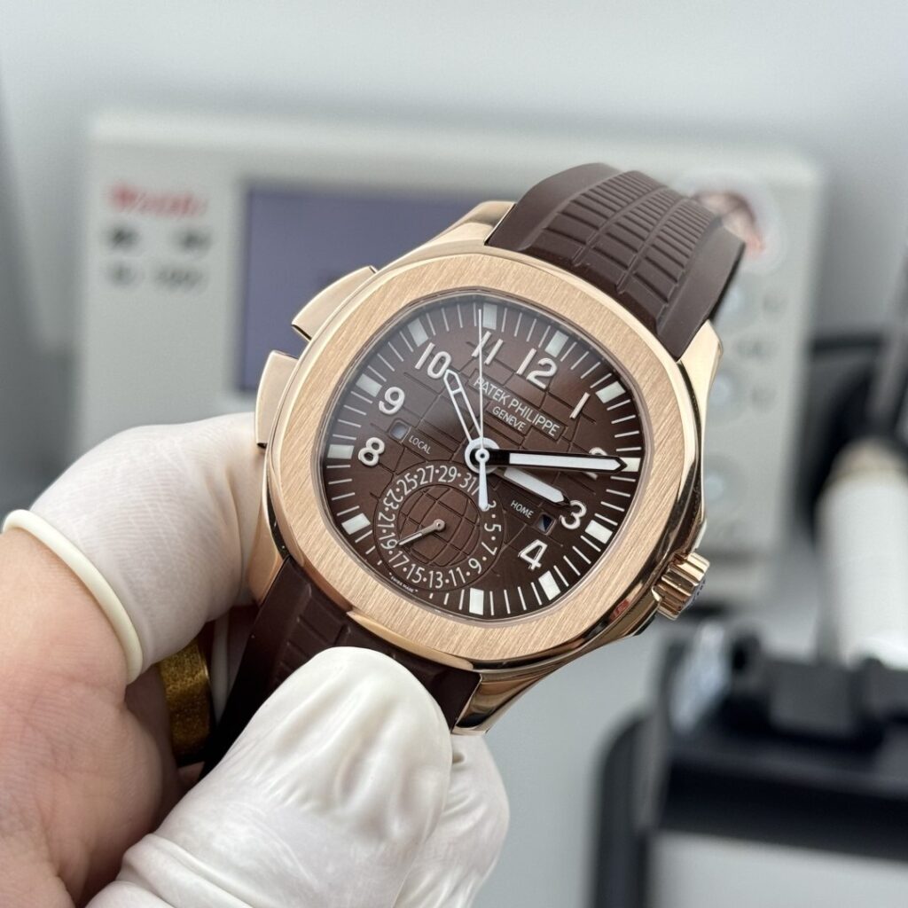 Super Clone Patek Philippe Aquanaut 5164R-001 Chocolate Embossed Arabic Aquanaut 40.8mm – – Swiss SuperClone