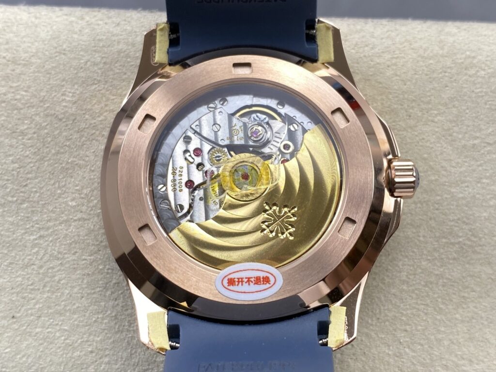 Super Clone Patek Philippe Aquanaut 5261R Moonphase Blue Rose 40mm – Swiss SuperClone