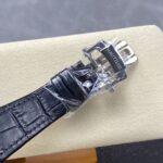 Super Clone Patek Philippe Nautilus Chronograph 5980/1A-014 40.5mm Black Dial with Leather Strap – Swiss SuperClone