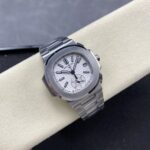 Super Clone Patek Philippe Nautilus Chronograph 5980/1A-019 40.5mm White Dial — view 10