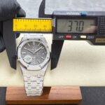 Super Clone Audemars Piguet Royal Oak Frosted-Gold 15454BC 37mm Gray Dial