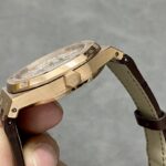 Super Clone Audemars Piguet Royal Oak 15450OR 37mm White Dial Rose Gold — case and bezel