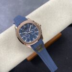 Super Clone Patek Philippe Aquanaut 5261R Moonphase Blue Rose 40mm – Swiss SuperClone