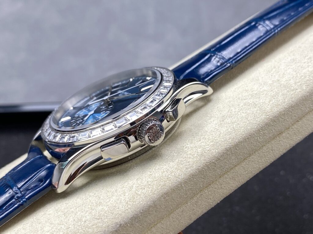 Super Clone Patek Philippe Complications 5961P-001 40mm Blue Dial Steel – Swiss SuperClone