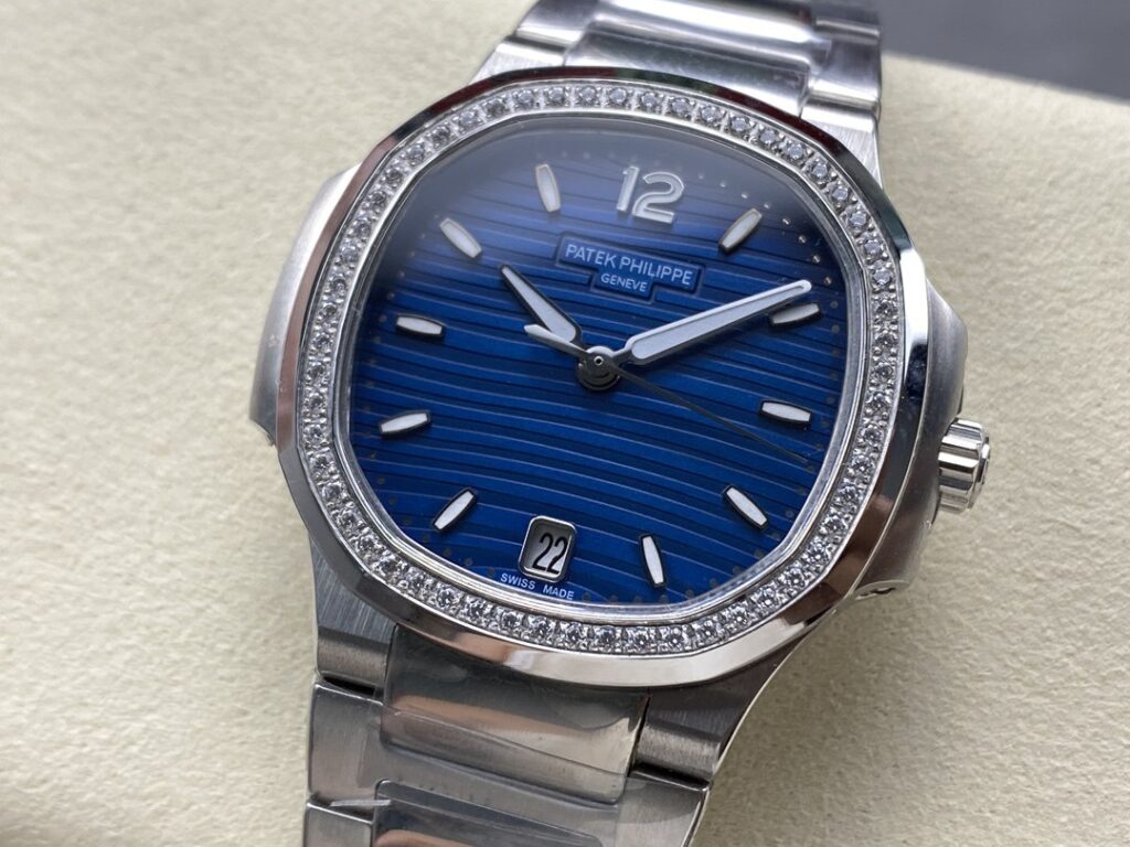 Super Clone Patek Philippe Nautilus 7118/1200A-001 35.2mm Blue Dial Steel – Swiss SuperClone