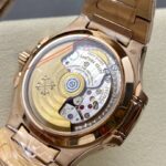 Super Clone Patek Philippe Nautilus 7118/1R-001 35.2mm White Dial Rose Gold — side profile