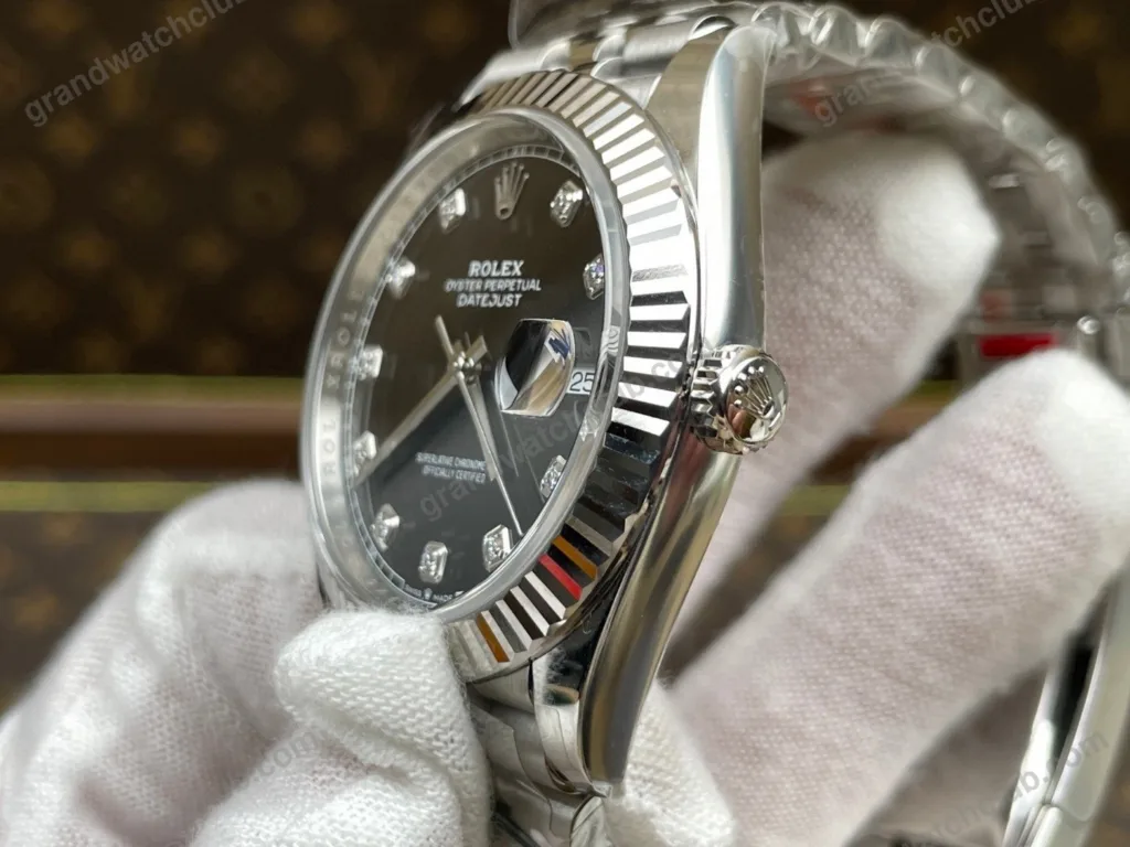 Super Clone Rolex Datejust Black Diamond Dial 126334-0012 41 mm – Swiss SuperClone