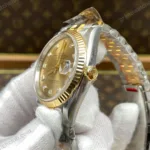 Super Clone Rolex Datejust Champagne Diamond Dial 126333-0012 41 mm – Swiss SuperClone
