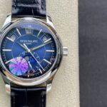 Super Clone Patek Philippe Complications 5205G-013 40mm Blue Dial Steel – Swiss SuperClone