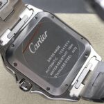 Super Clone Cartier Santos De Cartier Ceramic CRWSSA0037 39.8mm Miyota.9015 — side profile