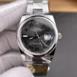 Super Clone Rolex Datejust Rhodium Dial 126300 “Wimbledon” Oyster 41 mm – Swiss SuperClone