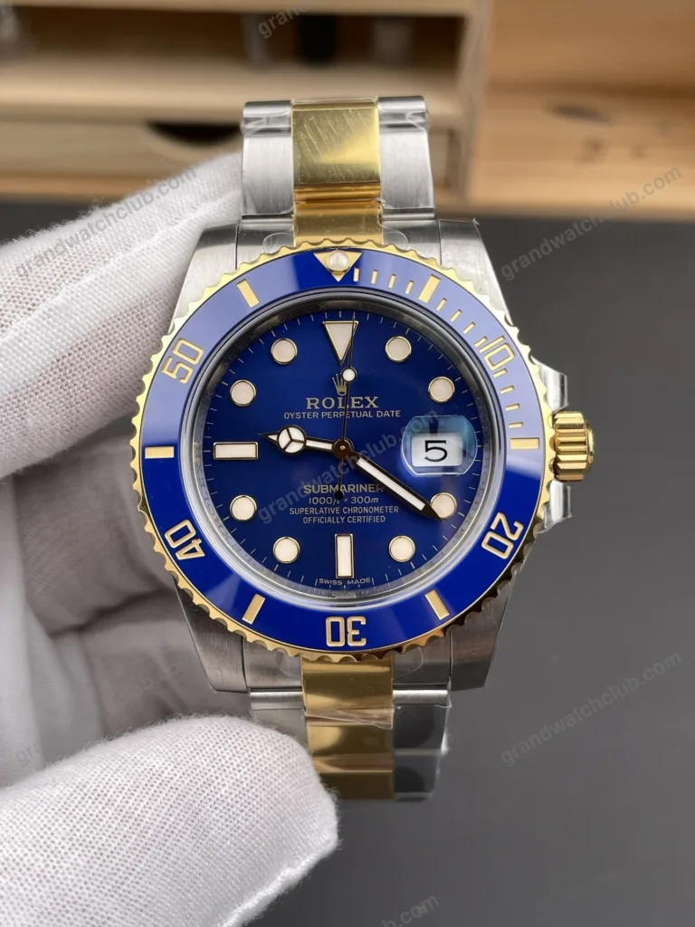 Super Clone Rolex Submariner Blue Dial 116613LB “Bluesy” – Swiss SuperClone