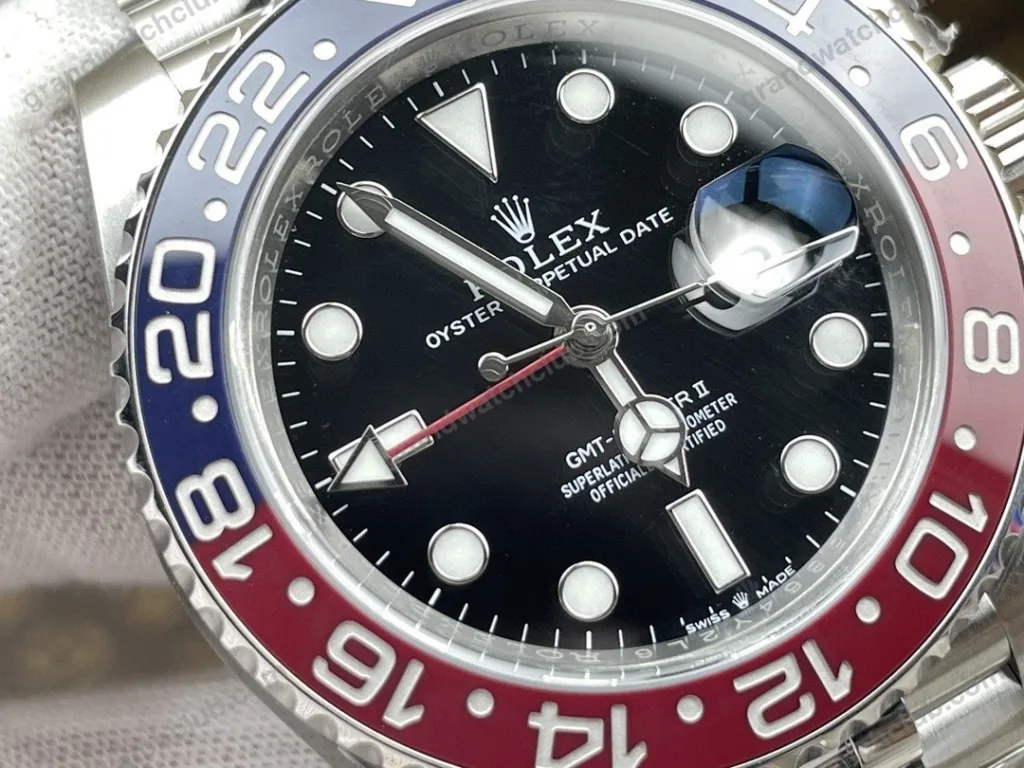 Super Clone Rolex GMT-Master II 126710BLRO “Pepsi” Jubilee – Swiss SuperClone