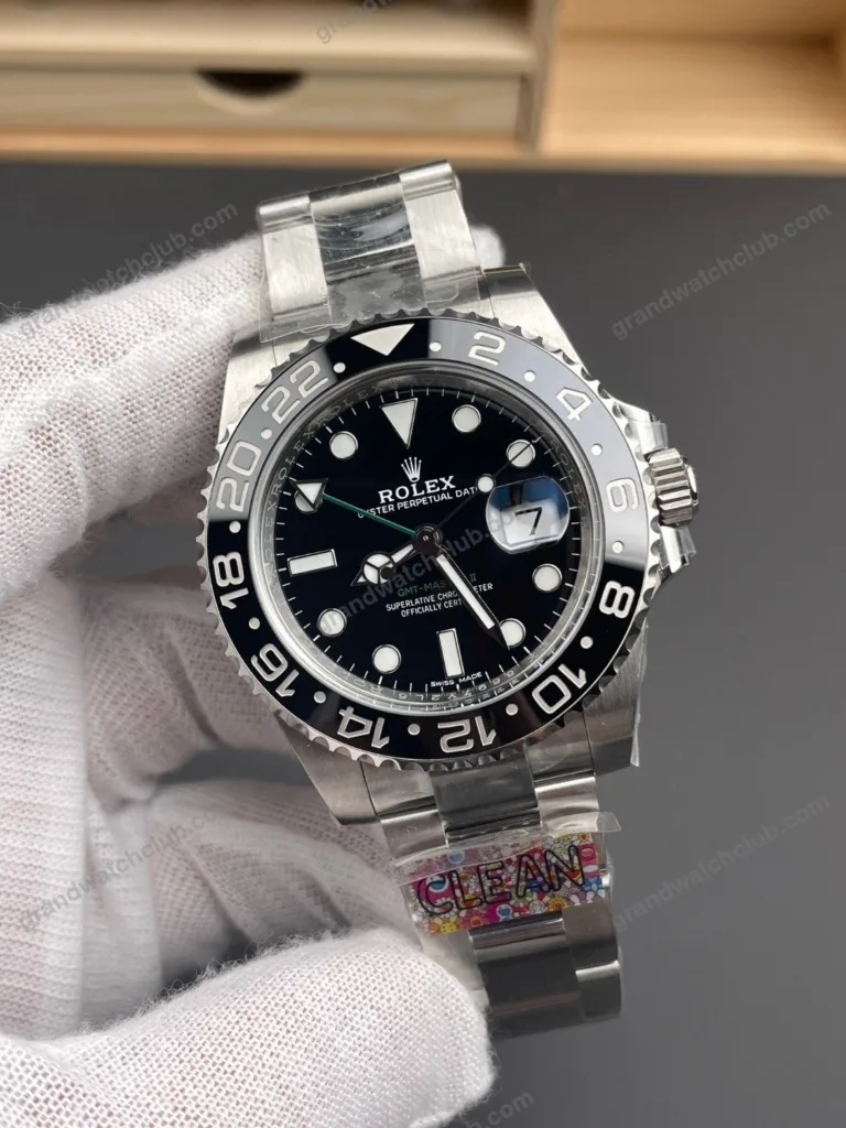 Super Clone Rolex GMT-Master II Black Dial 116710 – Swiss SuperClone