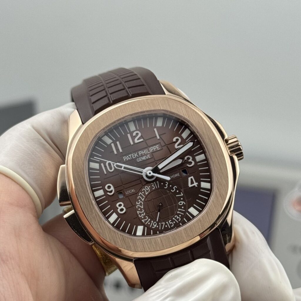 Super Clone Patek Philippe Aquanaut 5164R-001 Chocolate Embossed Arabic Aquanaut 40.8mm – – Swiss SuperClone