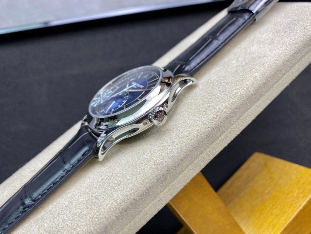 Super Clone Patek Philippe Complications 5205G-013 40mm Blue Dial Steel – Swiss SuperClone