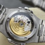Super Clone Patek Philippe Nautilus 5711 40mm Up Full 3000pcs Moissanite Pave Hongkong – Customize Diamod — side profile