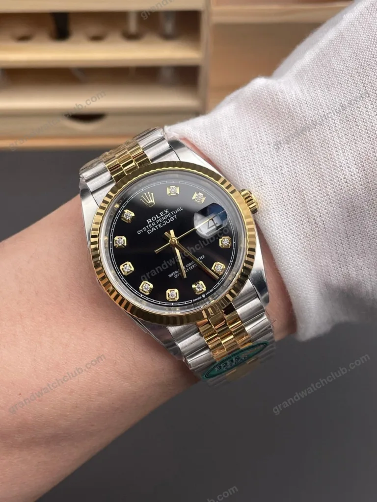 Super Clone Rolex Datejust Black Diamond Dial 126333-0006 41 mm – Swiss SuperClone