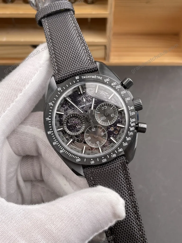 Super Clone Omega Speedmaster 310.92.44.50.06.001 Dark Side of the Moon Watch 44.25mm