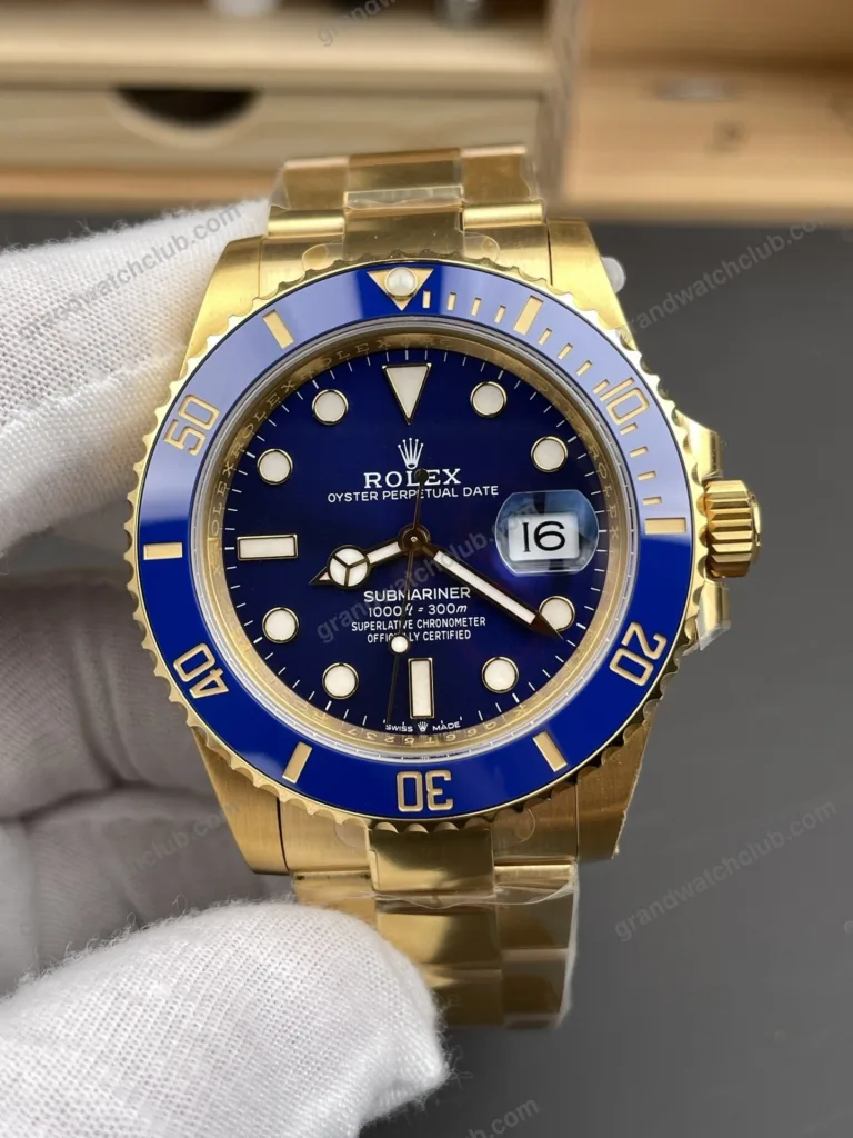 Super Clone Rolex Submariner Blue Dial 116618LB – Swiss SuperClone