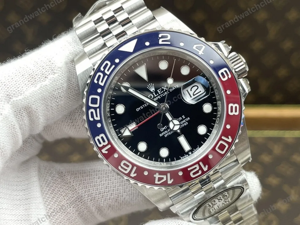 Super Clone Rolex GMT-Master II 126710BLRO “Pepsi” Jubilee – Swiss SuperClone