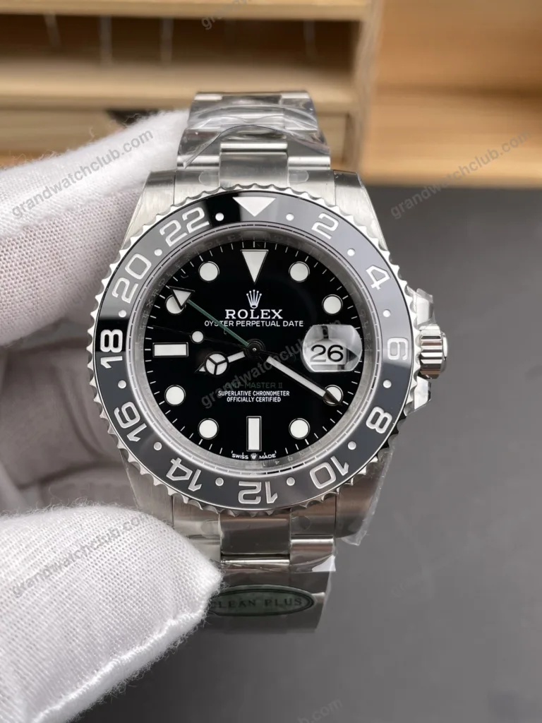 Super Clone Rolex GMT-Master II 126710GRNR “Bruce Wayne” Oyster 2024 – Swiss SuperClone