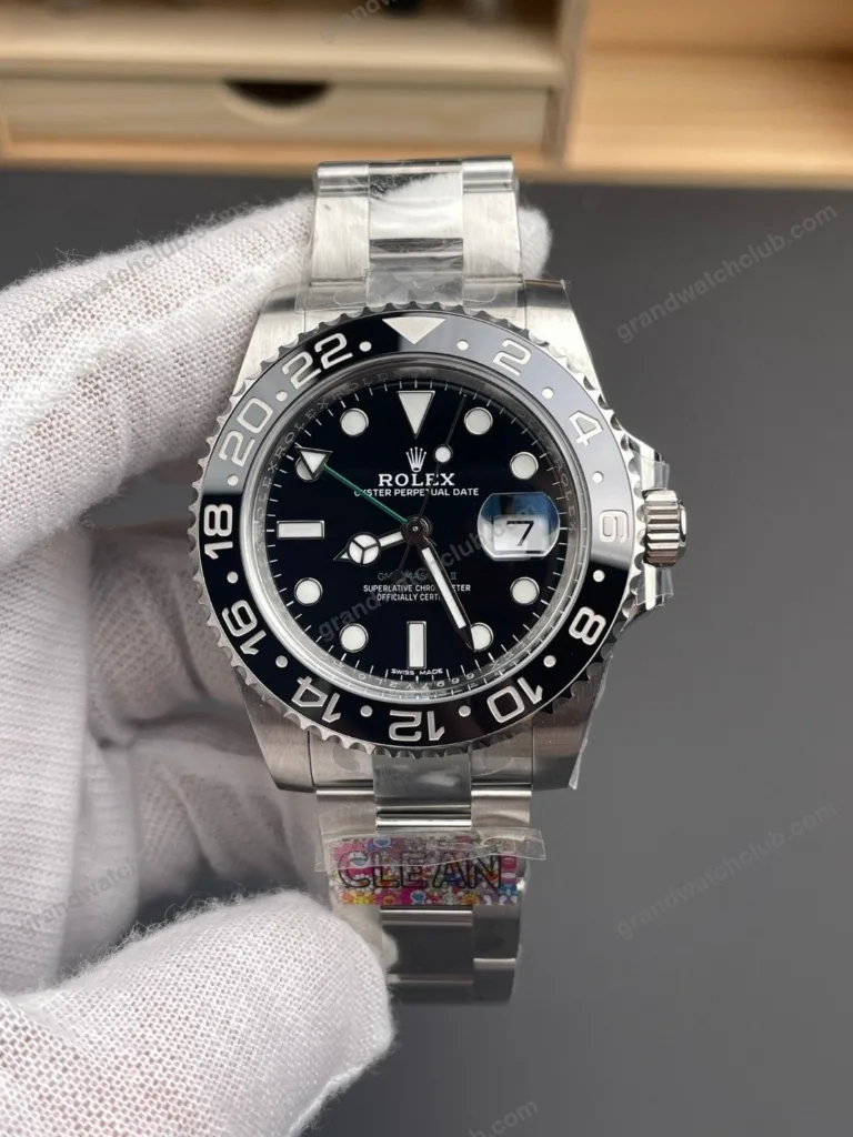 Super Clone Rolex GMT-Master II Black Dial 116710 – Swiss SuperClone