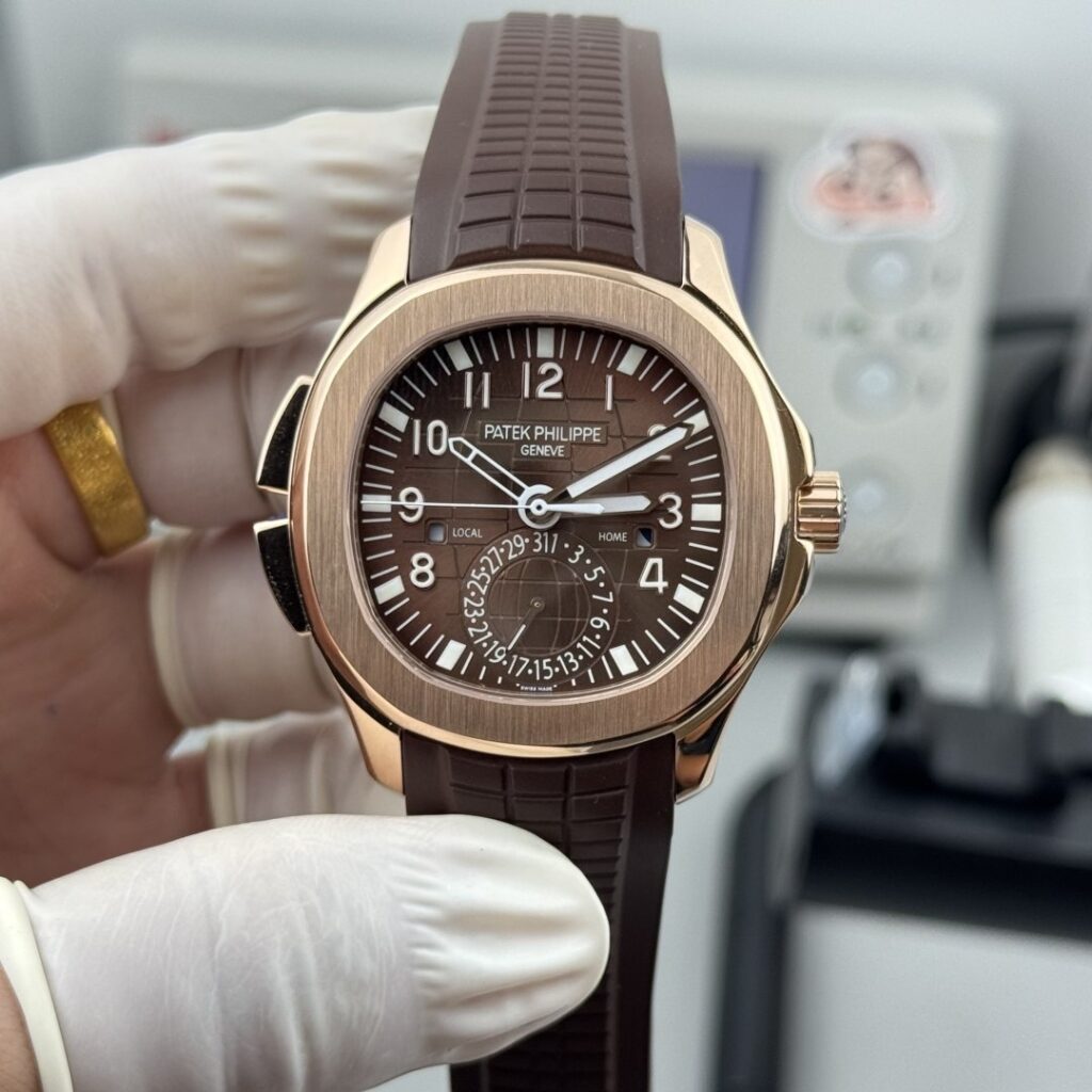Super Clone Patek Philippe Aquanaut 5164R-001 Chocolate Embossed Arabic Aquanaut 40.8mm – – Swiss SuperClone