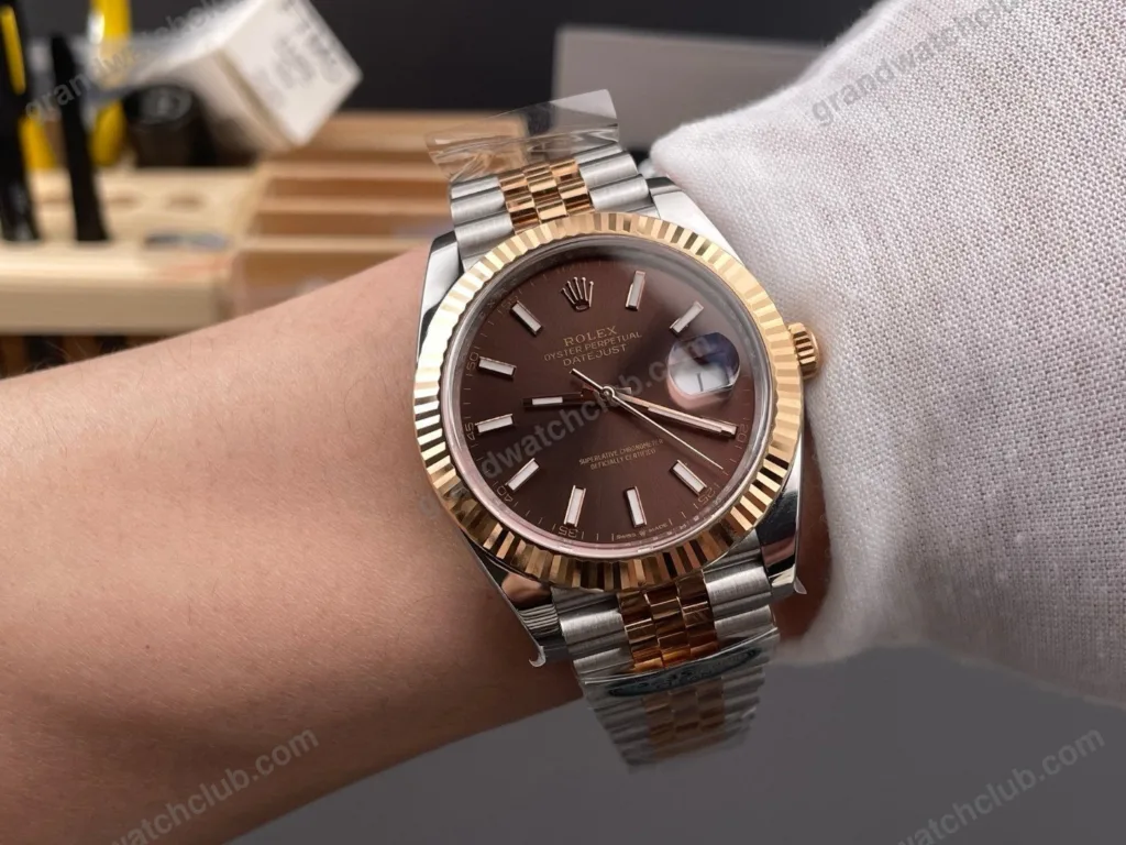 Super Clone Rolex Datejust Chocolate Dial 126231 Jubilee 36 mm – Swiss SuperClone