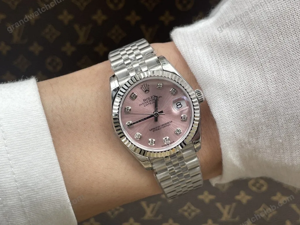 Super Clone Rolex Datejust Pink Diamond Dial 278274-0032 31 mm – Swiss SuperClone