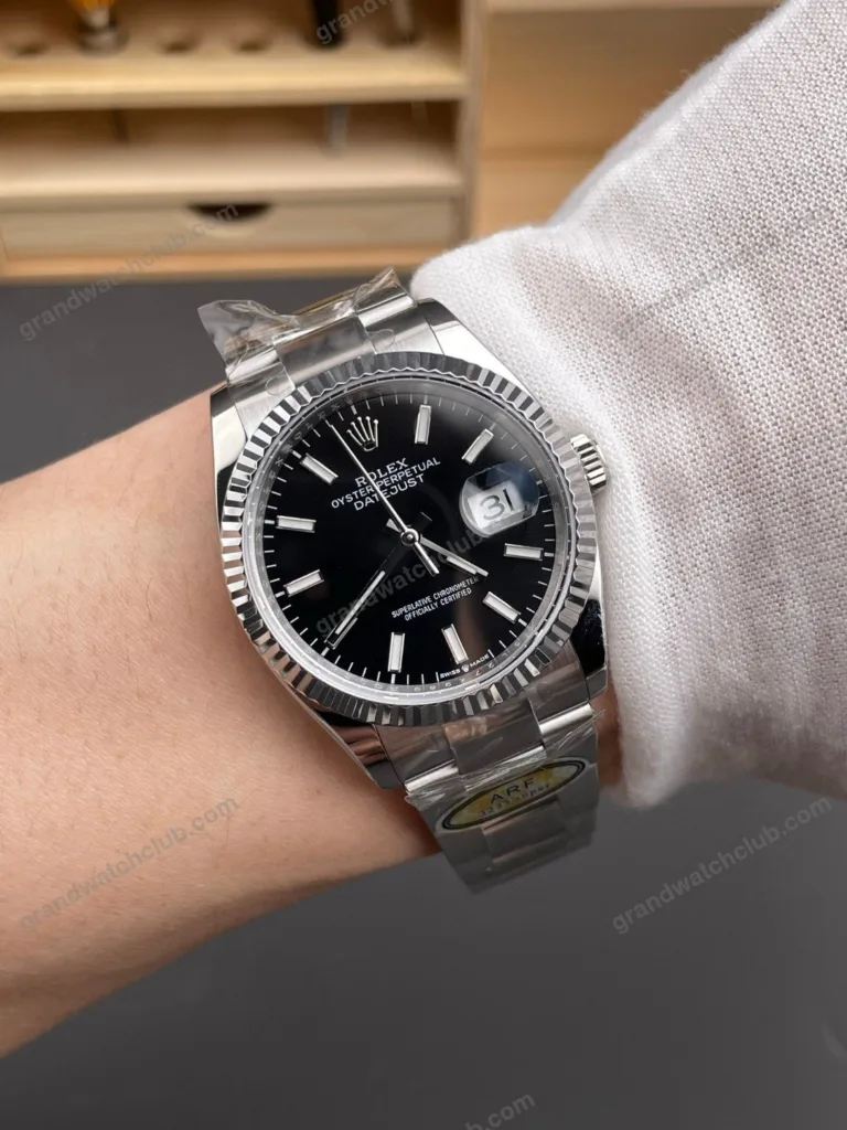 Super Clone Rolex Datejust Black Dial 126334-0017 41 mm – Swiss SuperClone