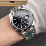Super Clone Rolex Datejust Black Dial 126334-0018 41 mm – Swiss SuperClone
