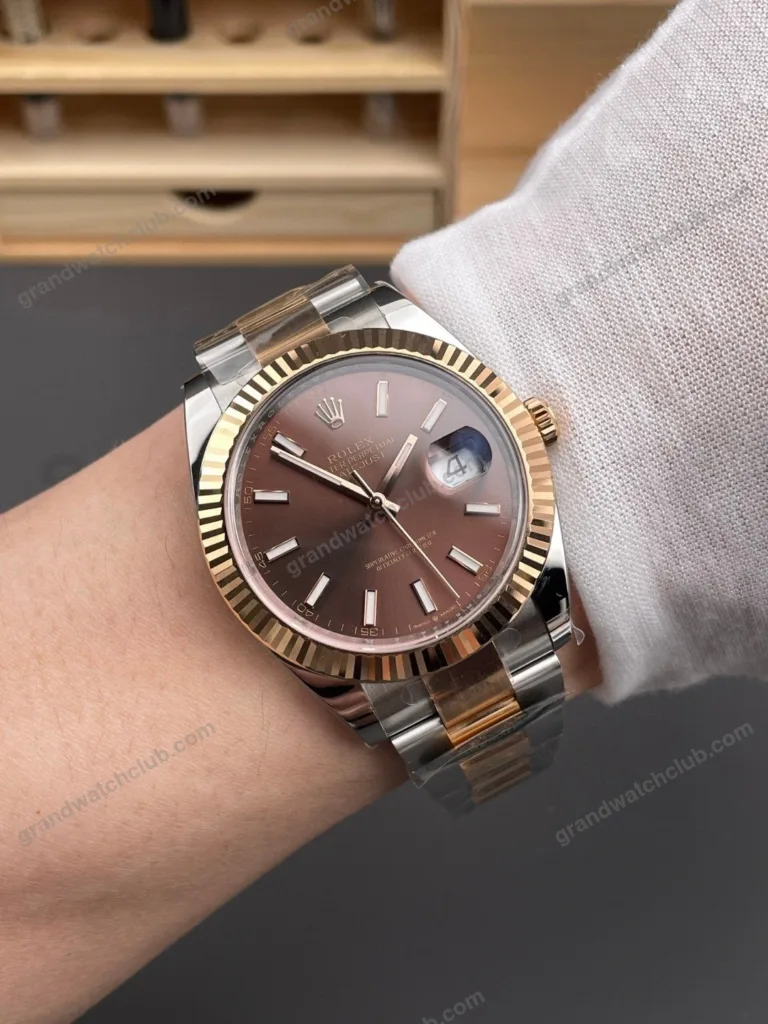 Super Clone Rolex Datejust Chocolate Dial 126331 Oyster 41 mm – Swiss SuperClone