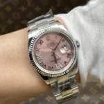 Super Clone Rolex Datejust Pink Roman Dial 126234-0032 36 mm – Swiss SuperClone