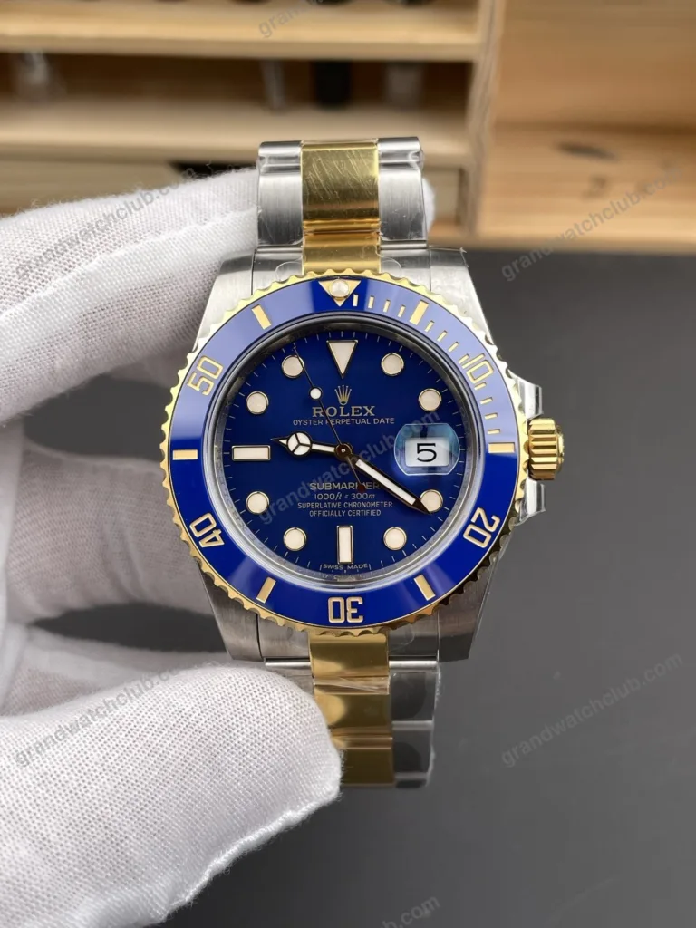 Super Clone Rolex Submariner Blue Dial 116613LB “Bluesy” – Swiss SuperClone