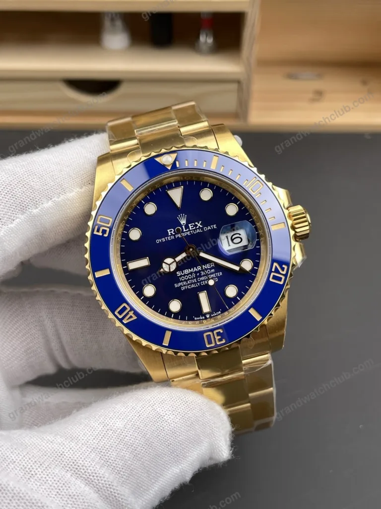 Super Clone Rolex Submariner Blue Dial 116618LB – Swiss SuperClone