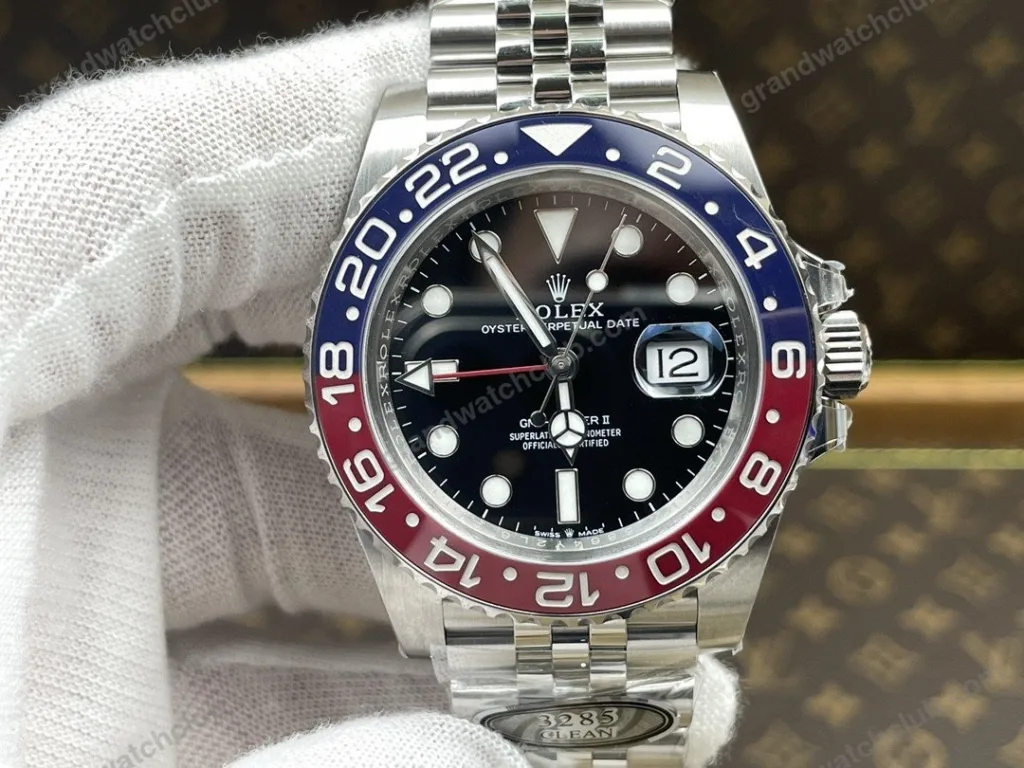 Super Clone Rolex GMT-Master II 126710BLRO “Pepsi” Jubilee – Swiss SuperClone