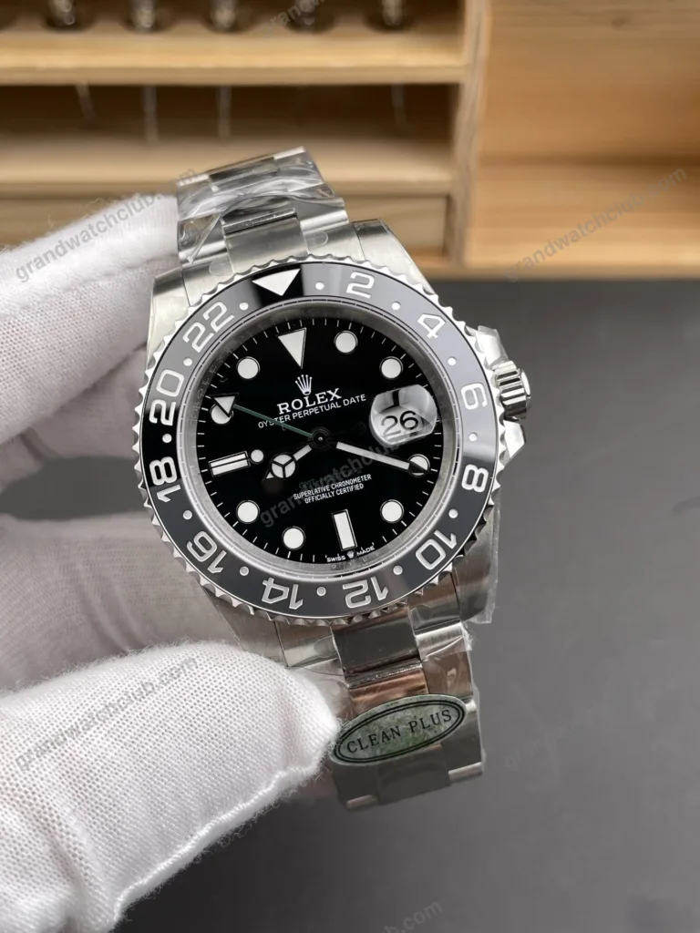 Super Clone Rolex GMT-Master II 126710GRNR “Bruce Wayne” Oyster 2024 – Swiss SuperClone