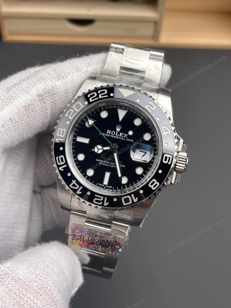 Super Clone Rolex GMT-Master II Black Dial 116710 – Swiss SuperClone
