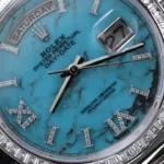 Super Clone Rolex Day-Date Turquoise Dial 128396TBR 36 mm – Swiss SuperClone