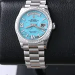 Super Clone Rolex Day-Date Turquoise Dial 128396TBR 36 mm – Swiss SuperClone