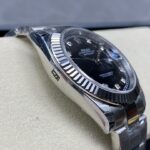 Super Clone Rolex Datejust Black Diamond Dial 126334-0011 41 mm — bracelet detail