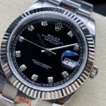 Super Clone Rolex Datejust Black Diamond Dial 126334-0011 41 mm — view 9