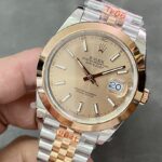 Super Clone Rolex Datejust Champagne Dial 126303-0010 41 mm — view 9