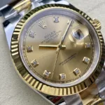 Super Clone Rolex Datejust Champagne Diamond Dial 126333-0011 41 mm — view 10