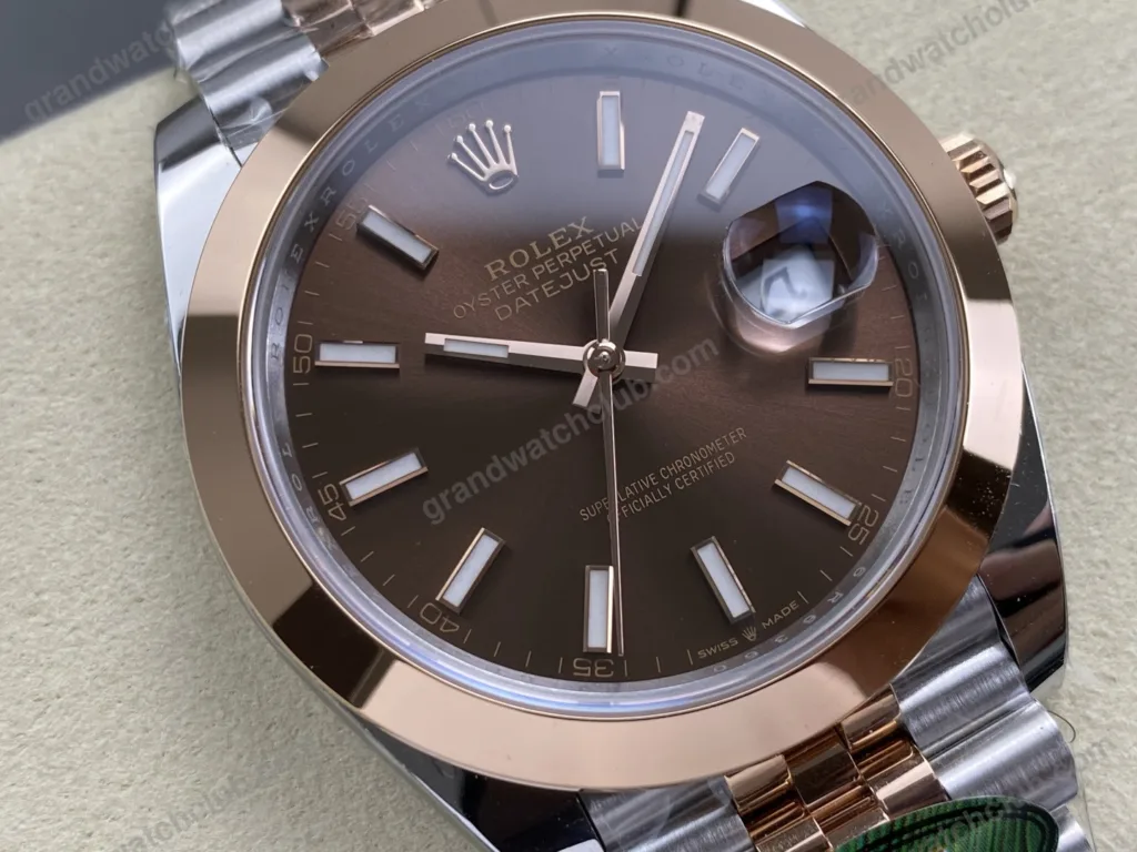 Super Clone Rolex Datejust Chocolate Dial 126201 Jubilee 36 mm — view 11