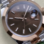 Super Clone Rolex Datejust Chocolate Dial 126201 Jubilee 36 mm — view 11